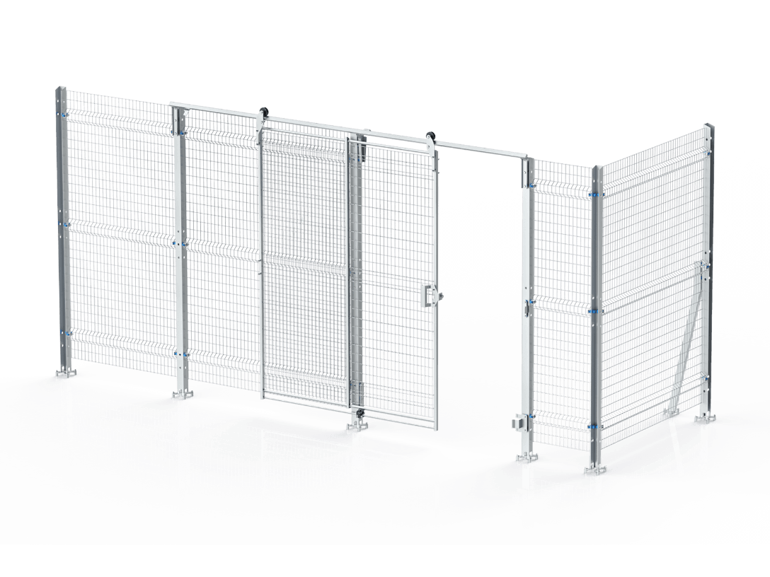 Satech Protezioni Perimetrali - Porta scorrevole a Guida Superiore BlueGuard