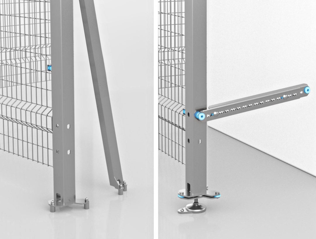 Protezioni Perimetrali Satech - Accessori BlueGuard_Controventatura