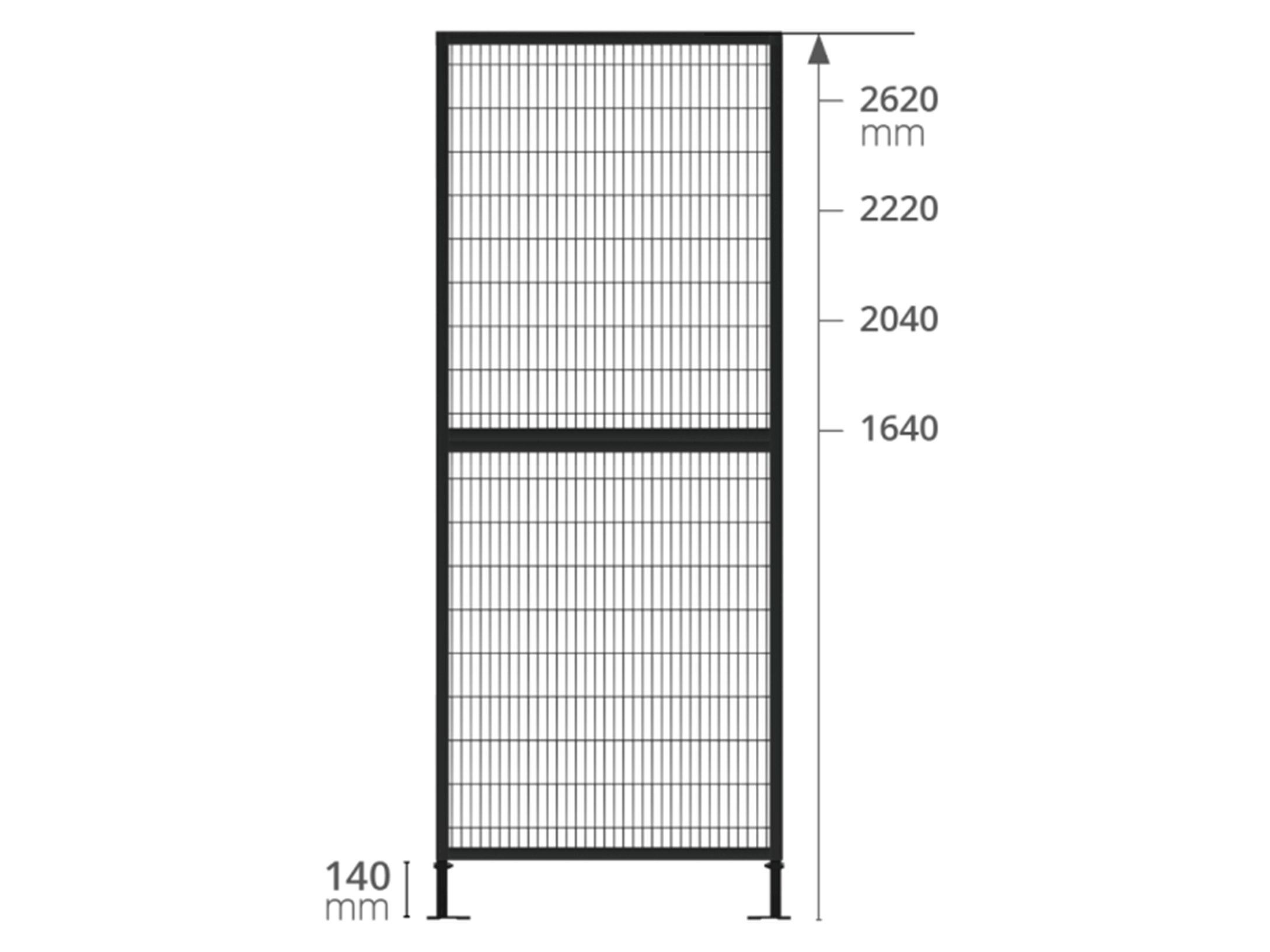 Satech Protezioni Perimetrali - Altezze Recinzione Perimetrale FastGuard