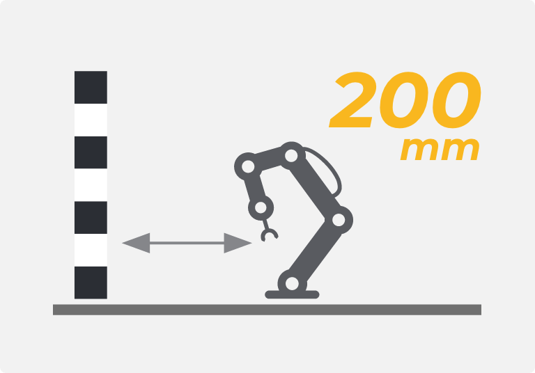 Distanze ridotte, risparmio di spazio
