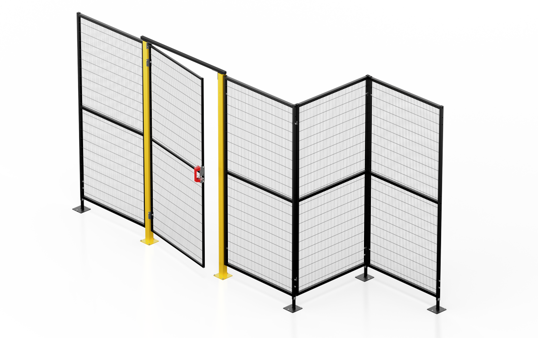 Miniatura delle Recinzioni Perimetrali per Macchinari Satech FastGuard