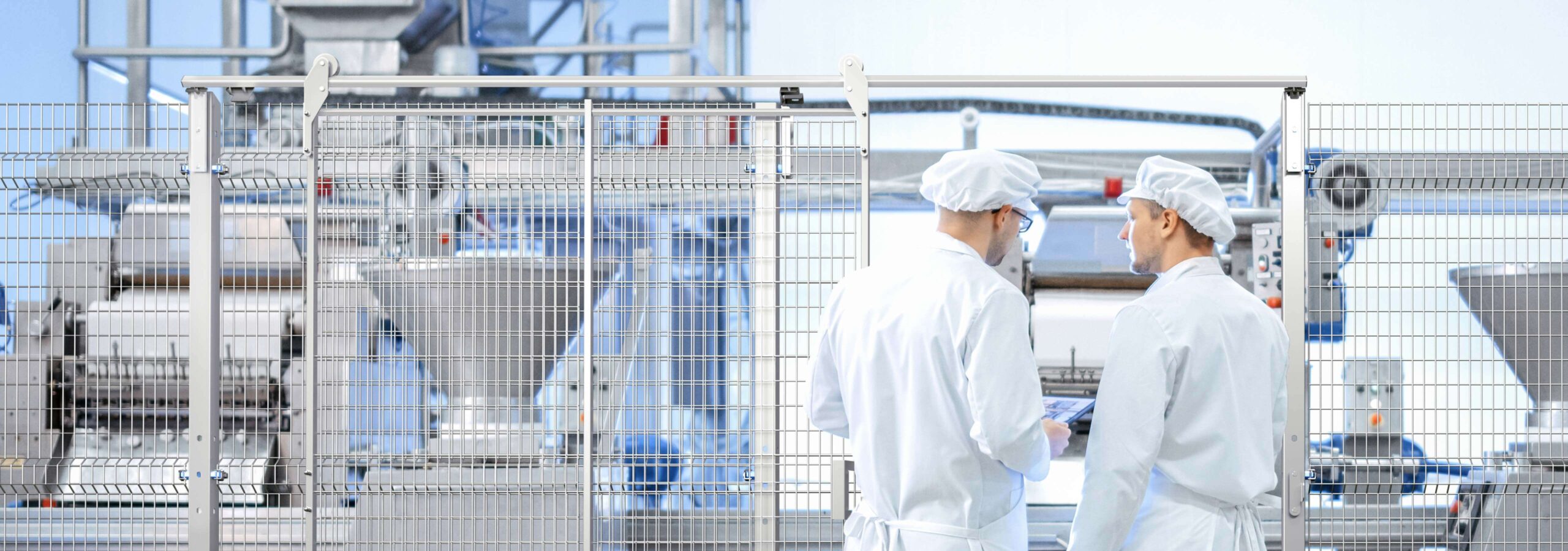 Stainless Steel Hygienic Fencing - Satech BlueGuard