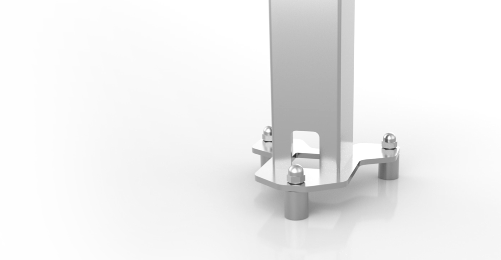New 3-anchoring points Baseplate