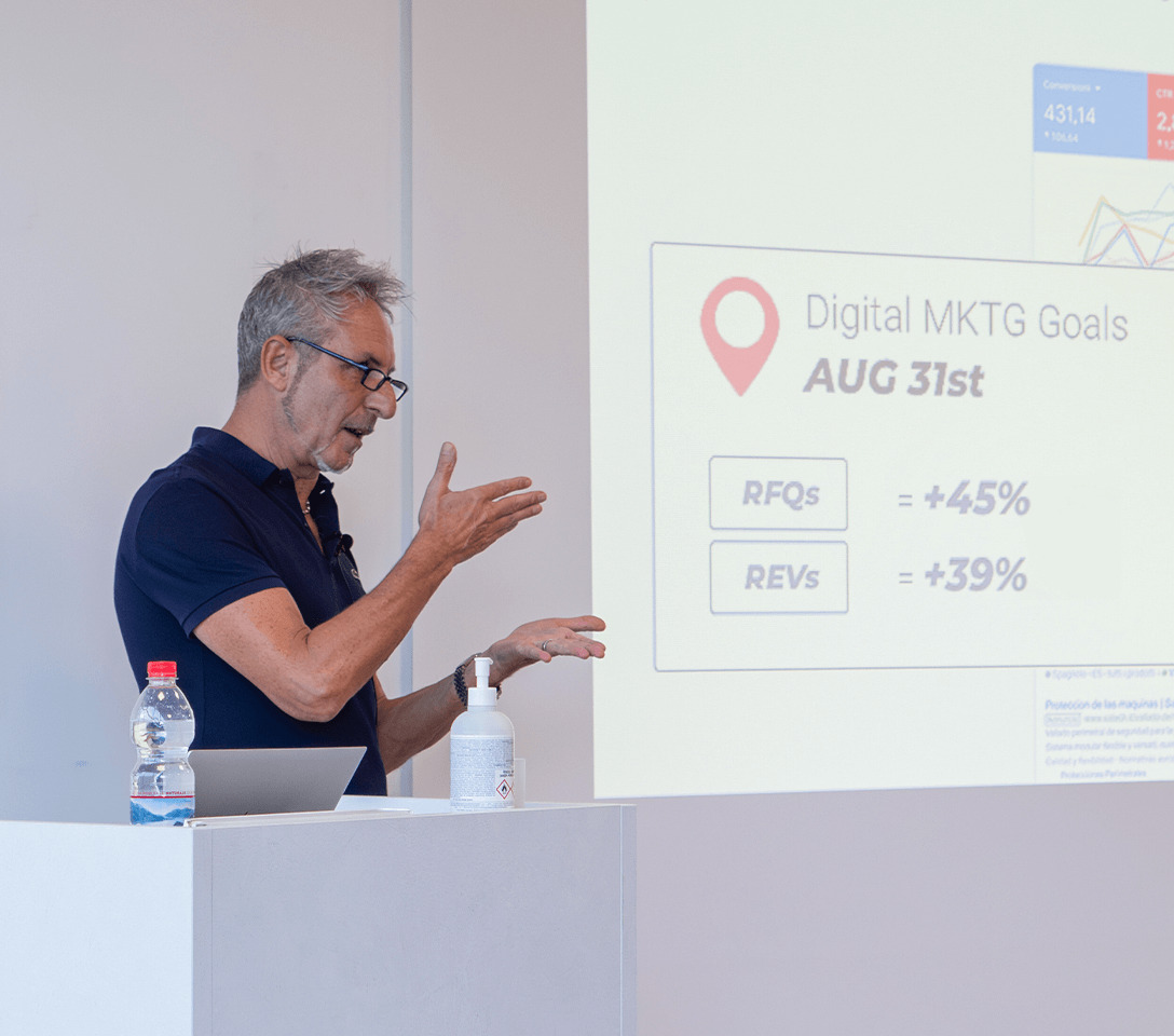 Marco Bertoni – Presentazione dei Risultati di Crescita nel Marketing Digitale B2B | Satech Safety Technology – Sales Conference 2023