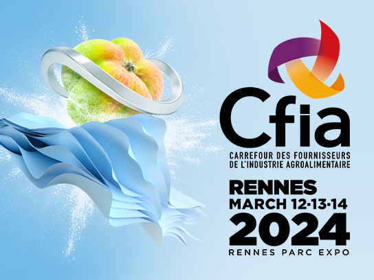 Banner della Fiera CFIA 2024 (Rennes, Francia)