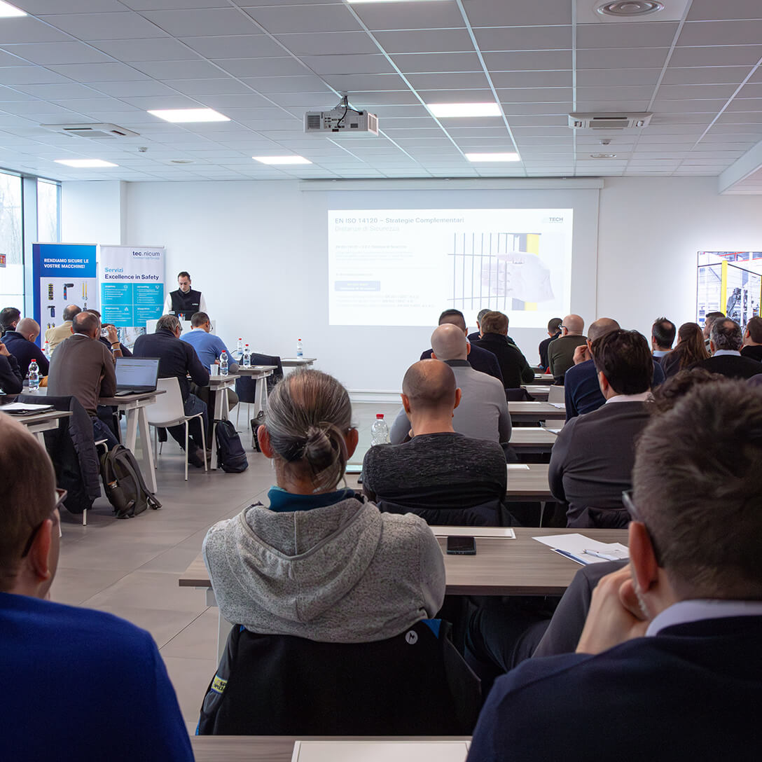 Ritratto della Formazione tecnica sulla Sicurezza Macchine organizzata da Satech e Schmersal