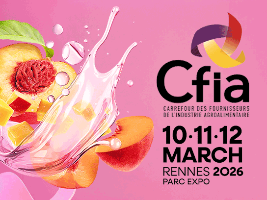 Banner della fiera CFIA 2026 (Rennes, Francia)